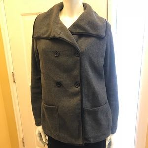 Fleece Double Breasted Pea Coat by Old Navy
